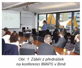 Obr. 1 Záběr z přednášek na konferenci IMAPS v Brně